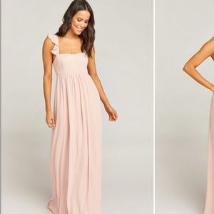SHOW ME YOUR MUMU PALE PINK DRESS